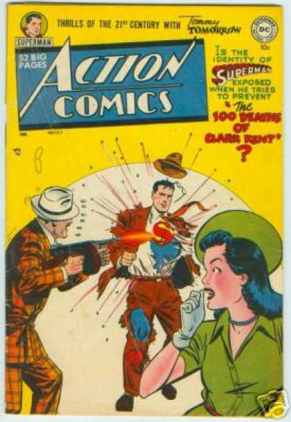 Action Comics 153 - Gun - Lois Lane - Hats - Woman - Suit