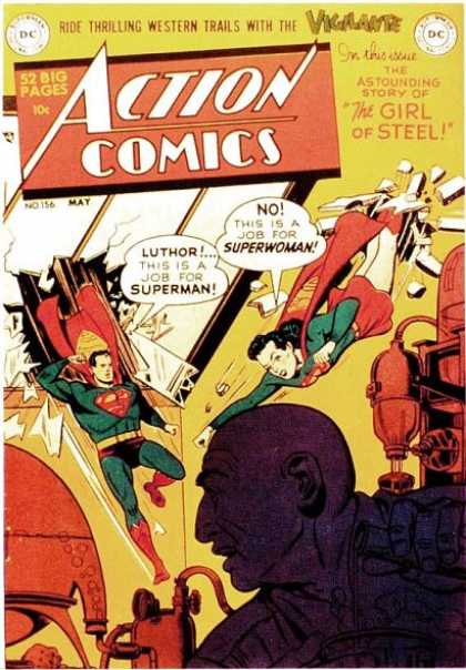 Action Comics 156 - Superwoman - Superman - Luthor