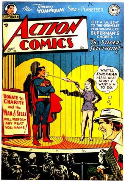 Action Comics 180 - Superman - Gun - Stunt - Stage