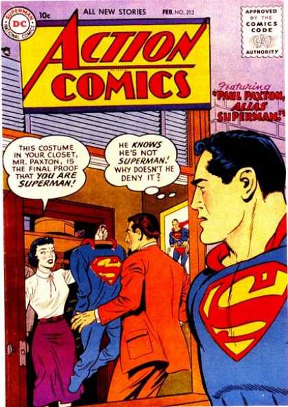 Action Comics 213 - Superman - Paul Paxton - Lois Lane - Lois - All New Stories