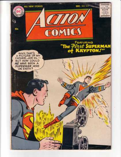 Action Comics 223 - Superman - Jor-el - Krypton - Movie - First