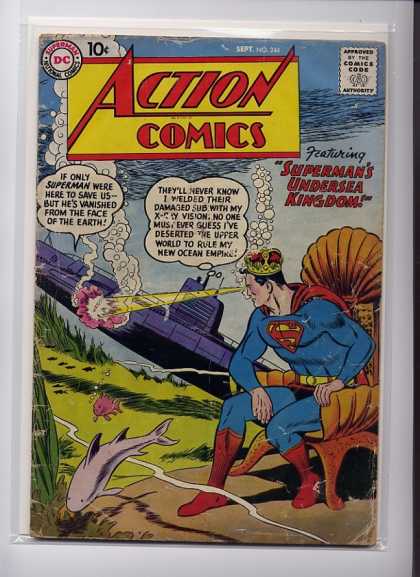 Action Comics 244 - Superman - Fish - Curt Swan
