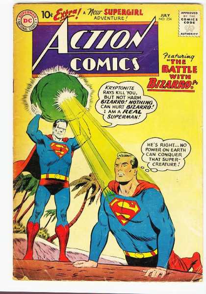 Action Comics 254 - Kryptonite - Bizarro - Superman - Supergirl - Battle With Bizarro - Curt Swan