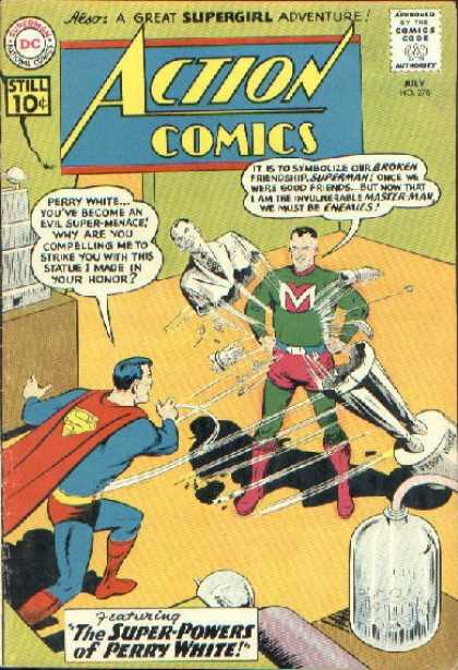Action Comics 278 - Superman - Perry White - Master Man - Statue - Super Heroes - Curt Swan