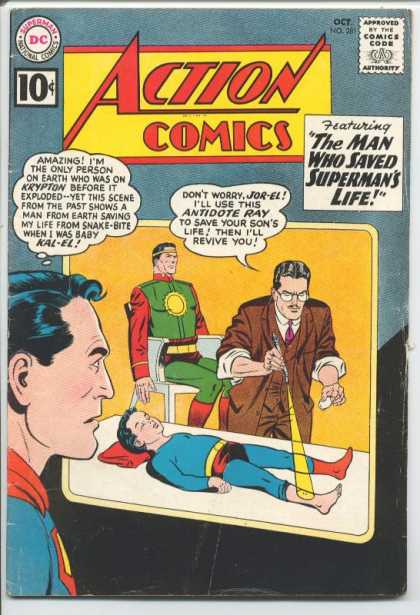 Action Comics 281 - Superman - Jor-el - Kal-el - Kid - Doctor - Curt Swan, Sheldon Moldoff