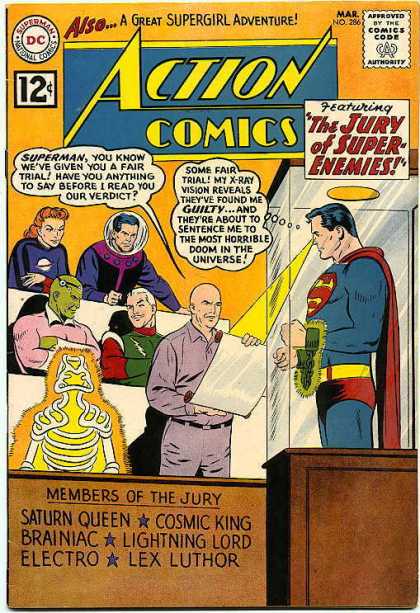 Action Comics 286 - Superman - Brainiac - Electro - Lex Luthor - Curt Swan, Sheldon Moldoff