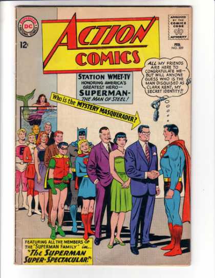 Action Comics 309 - Superman - Robin - Batman - Man Of Steel - Clark Kent - Curt Swan, Sheldon Moldoff