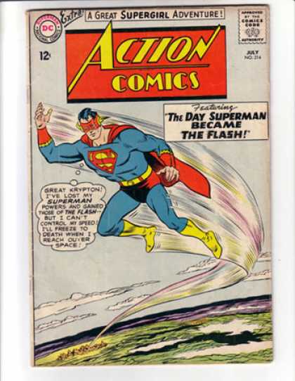 Action Comics 314 - Superman - Flash - Supergirl - The Flash - Dc - Curt Swan
