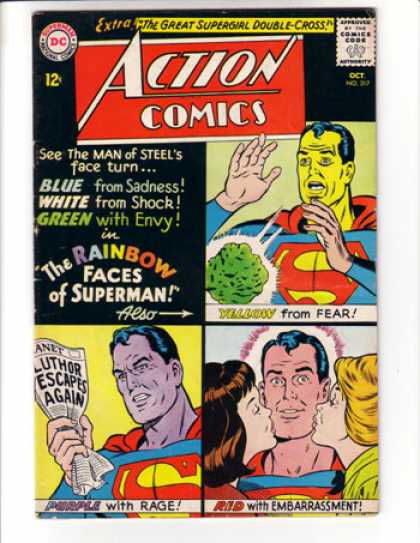Action Comics 317 - Superman - Kryptonite - Kisses - Rage - Curt Swan