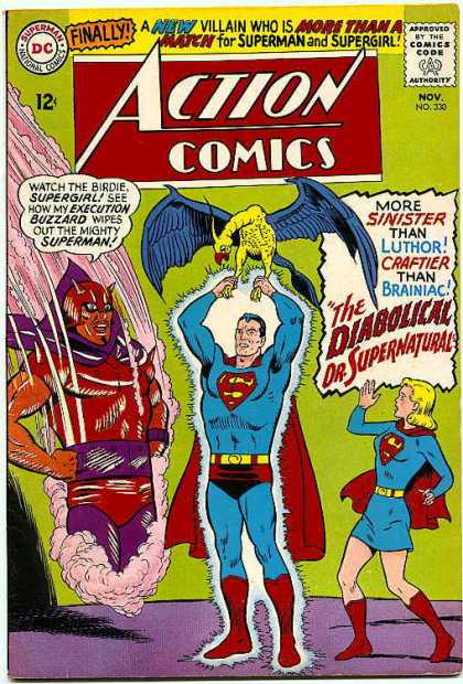 Action Comics 330 - Supergirl - Superman - Birdie - Diabolical - Buzzard - Curt Swan