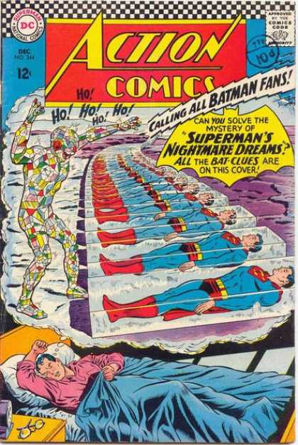 Action Comics 344 - Batman - Superman - Nightmare - Dream - Sleep - Curt Swan