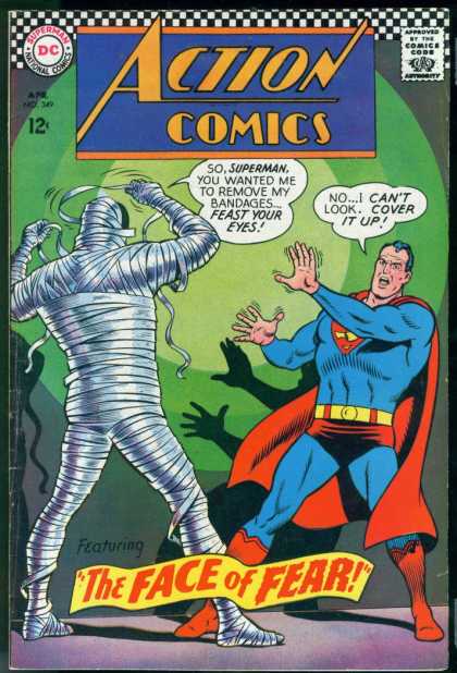 Action Comics 349 - Superman - Mummy - Curt Swan