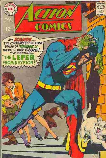 Action Comics 363 - Cat - Mother - Superman - Neal Adams