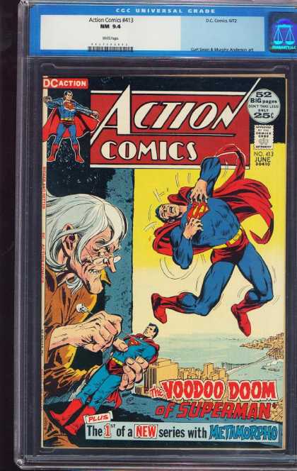 Action Comics 413 - Superman - Cgc Universal Grade - Old Man - Number 413 June - Voodoo Doom - Nick Cardy