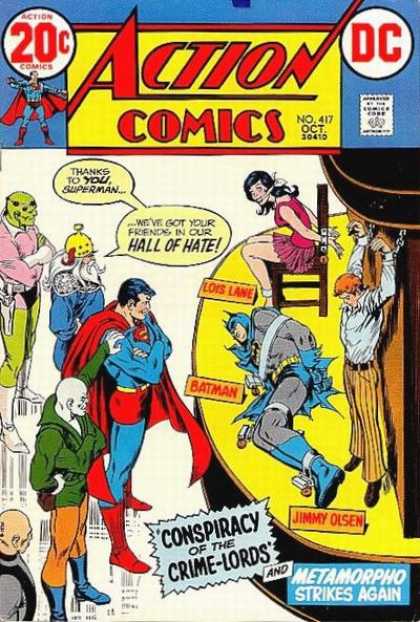 Action Comics 417 - Batman - Superman - Lois Lane - Metamorpho - Jimmy Olson - Nick Cardy