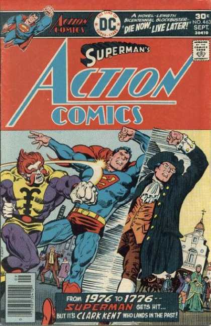 Action Comics 463 - Clark Kent - 1776 - Superman - September Issue - Bushy Eyebrows U0026 Mustache - Bob Oksner