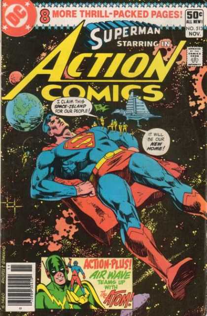 Action Comics 513 - Superman - Atom - Earth - Dick Giordano, Ross Andru