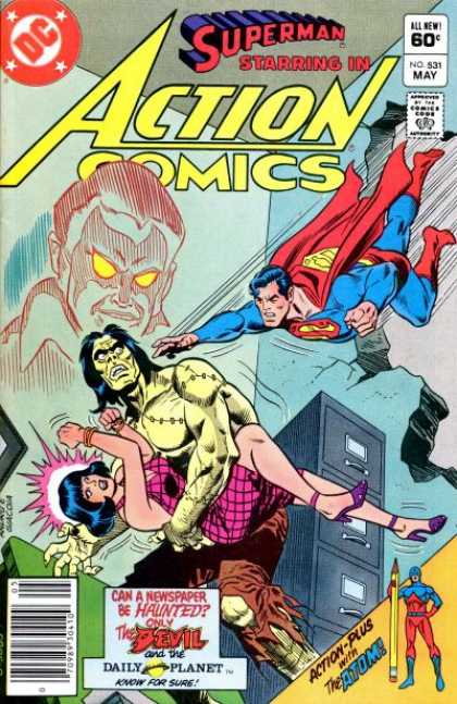 Action Comics 531 - Superman - Atom - Lois Lane - Daily Planet - Zombie - Ross Andru