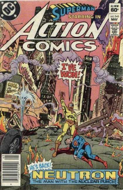 Action Comics 543 - Fire - Ross Andru