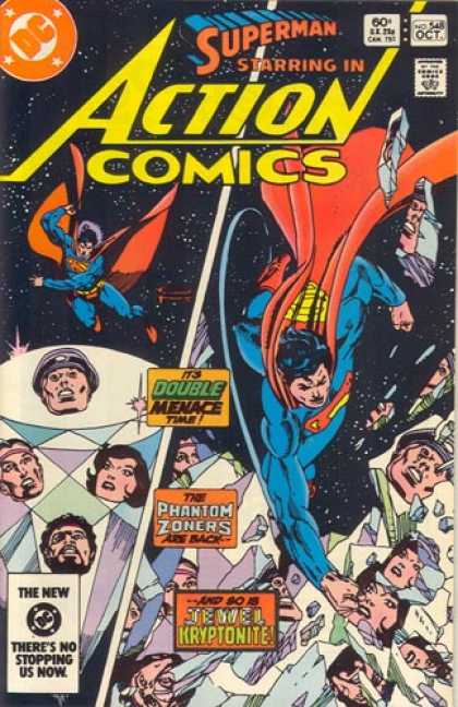 Action Comics 548 - Phantom Zone - Superman - Space - Jewel Kryptonite