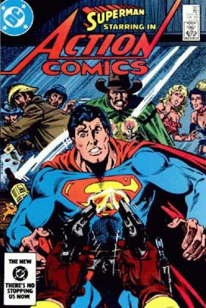 Action Comics 557 - Guns - Superman - Cowboys - Eduardo Barreto