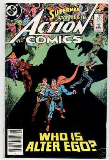 Action Comics 570 - Monster - Giant - Villain - Superman - Alter Ego - Eduardo Barreto
