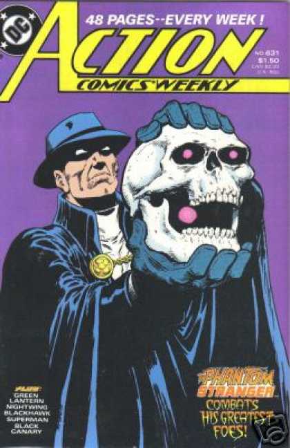 Action Comics 631 - Skull - Phantom - Stranger - Phantom Stranger - Hat - Jim Starlin