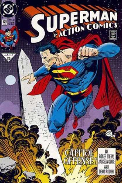 Action Comics 679 - Washington Monument