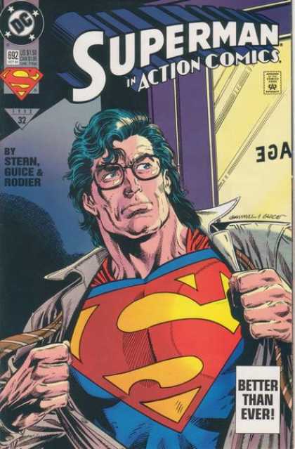 Action Comics 692 - Superman - Glasses - Denis Rodier, Kerry Gammill