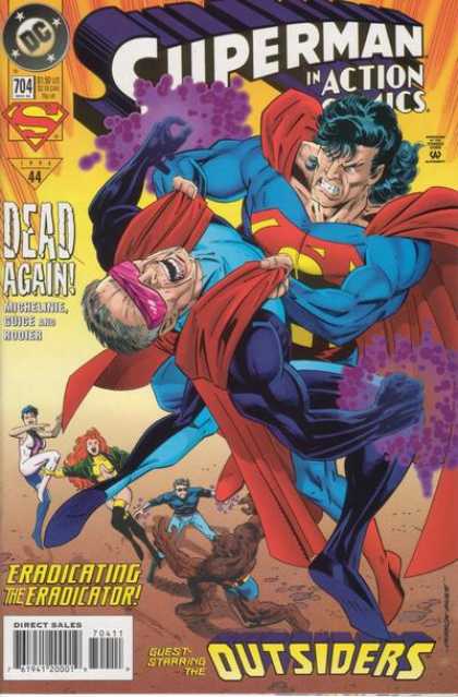 Action Comics 704 - Outsiders - Superman - The Eradicator - David Michelin - Butch Guice