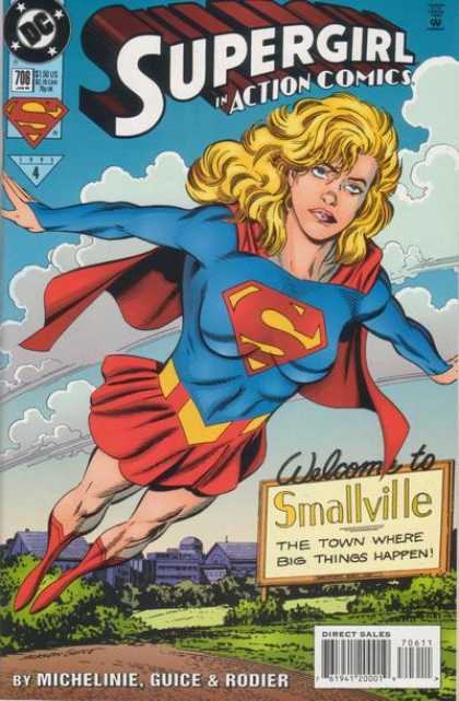 Action Comics 706 - Smallville - Supergirl - Michelinie - Guice - Rodier