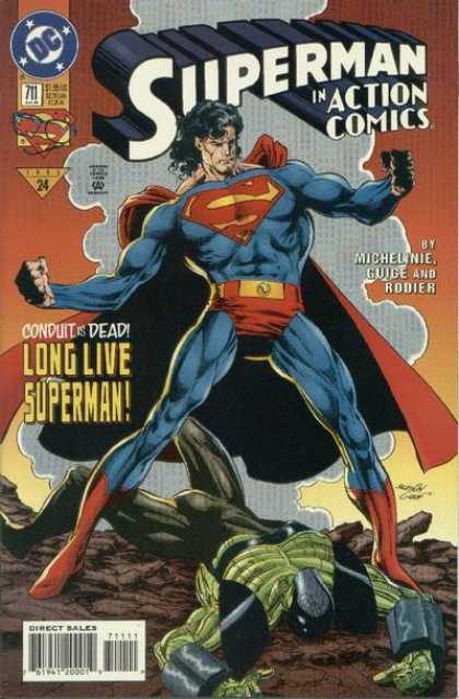 Action Comics 711 - Superman - Conduit - Man - Muscle - Brief