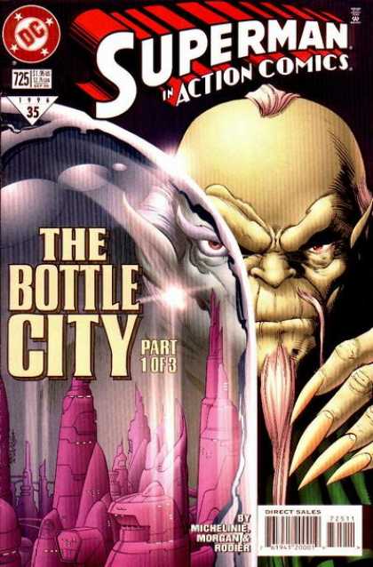 Action Comics 725 - Bottle - City - Kandor - Denis Rodier, Tom Grummett