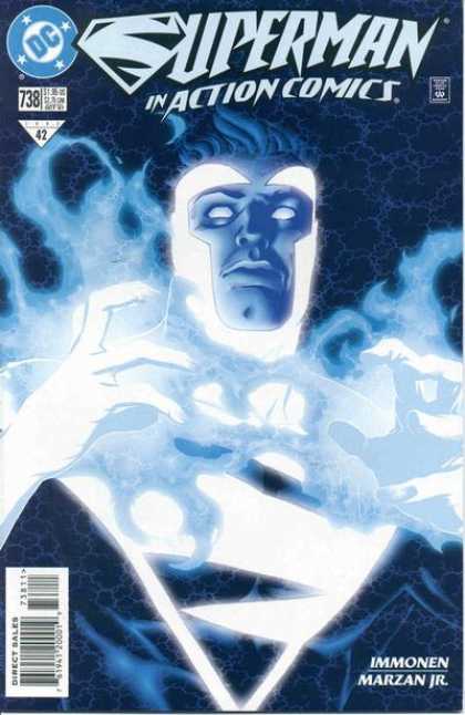 Action Comics 738 - Immonen - Voult - Smoke - Hair - Blue Eye - Stuart Immonen