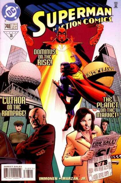 Action Comics 748 - Daily Planet - Lois Lane - Dominus - The Planet On The Market - Luthor On The Rampage - Stuart Immonen