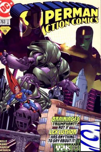 Action Comics 763 - Brainiac 13 - Superman - City - Jaime Mendoza