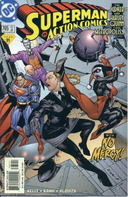 Action Comics 765 - Joker - No Mercy - Superman - Harley Quinn - Kelly - Yvel Guichet