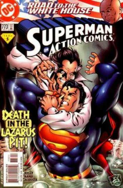 Action Comics 773 - Lazarus - Superman - Bald - Pit Of Death - Super Swamp