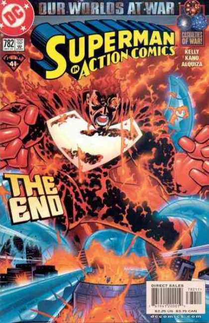 Action Comics 782 - Superman - End - Is It Just You Or Is It Hot In Here - Is It Really The End - Can Superman Burn