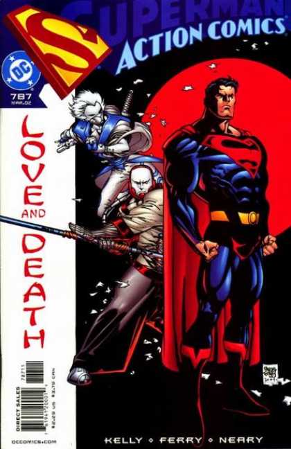 Action Comics 787 - Superman - Ninja - Dc Comics - Action Comics - Love And Death - Pascal Ferry