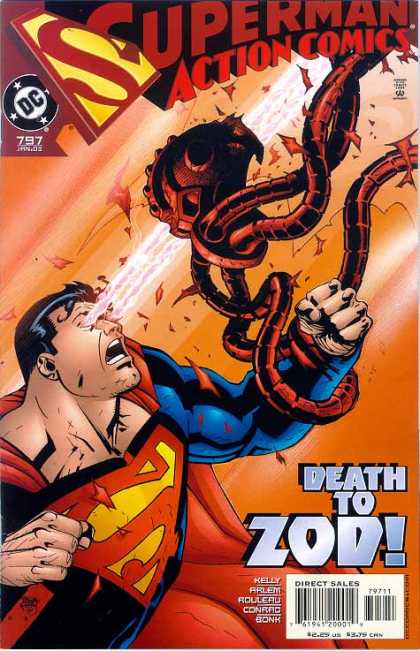Action Comics 797 - Zod - Superman - Heat Vision - Kelly - Death - Pascal Ferry