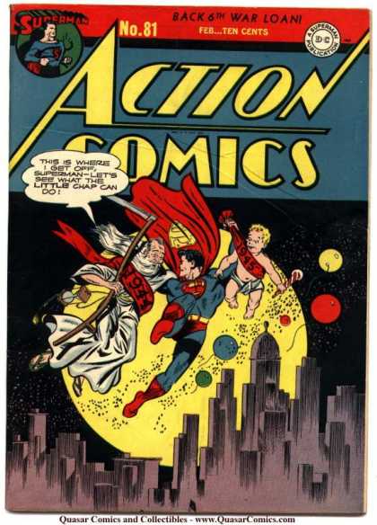 Action Comics 81 - Superman - Action - 1944 - 1945 - New Year