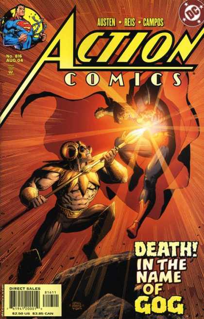 Action Comics 816 - Gog - Superman - Glow - Dc - Austen - Arthur Adams