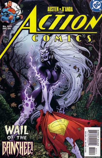 Action Comics 820 - Superman - Banshee - Cape - Night - Austen Danda - Arthur Adams