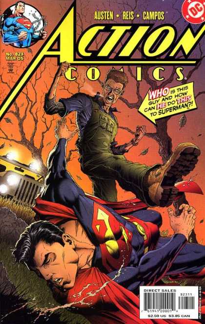 Action Comics 823 - Superman - Kick - Austen - Reis - Campos