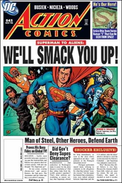 Action Comics 843 - Smack - Dave Gibbons