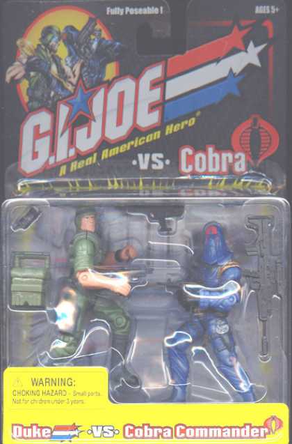 Action Figure Boxes - G.I. Joe: Duke vs Cobra Commander