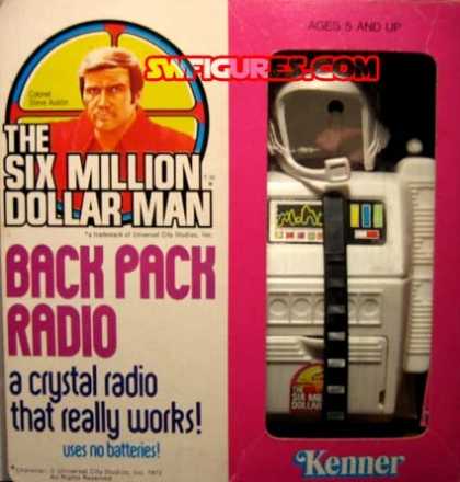 Action Figure Boxes - Six Million Dollar Man