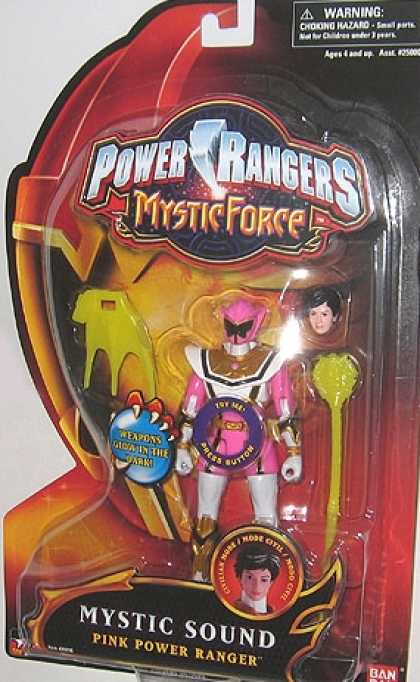 Action Figure Boxes - Power Rangers: Mystic Sound