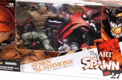 Action Figure Boxes - Art of Spawn: Spawn vs Al Simmons